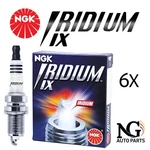 Ngk Iridium Spark Plugs - Set Of BKR8EIX 2668 New. Price: $86.09.