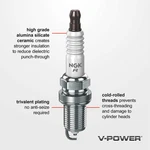 Spark Plug-v-power Ngk 1233 New. Price: $11.76.
